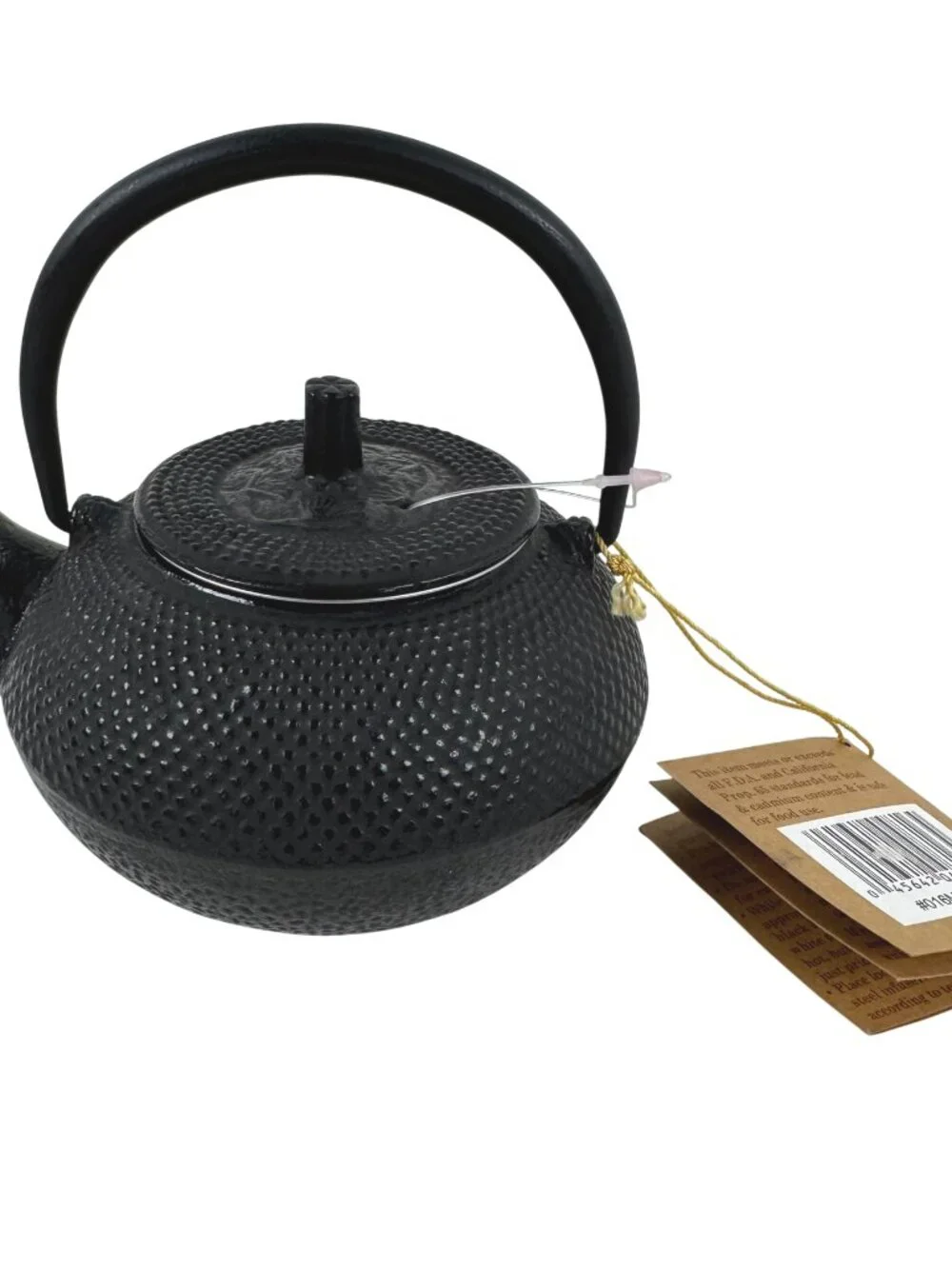 Black Cast Iron Tetsubin Tea Kettle